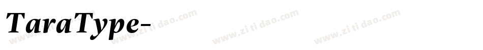 TaraType字体转换