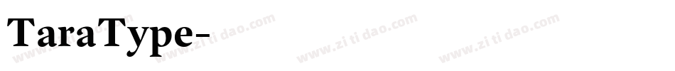 TaraType字体转换