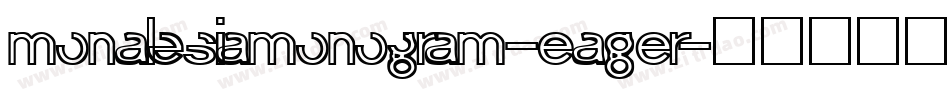 MonallesiaMonogram-EaGEr字体转换