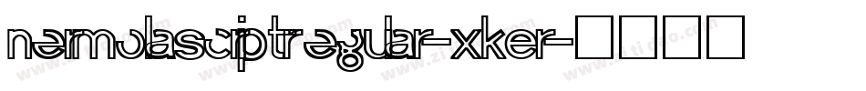 NermolaScriptRegular-xKEr字体转换