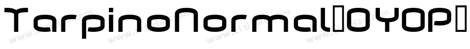 TarpinoNormal-0YOP字体转换