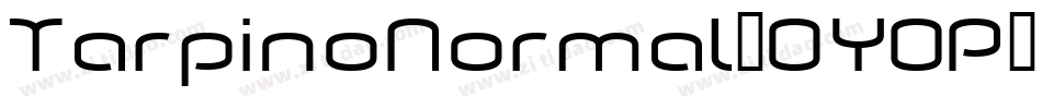 TarpinoNormal-0YOP字体转换