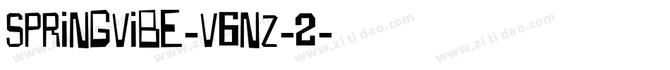 Springvibe-V6nZ-2字体转换