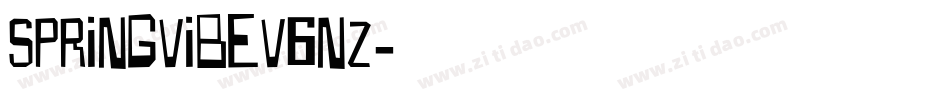 SpringvibeV6nZ字体转换