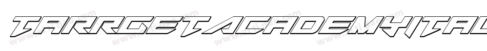 TarrgetAcademyItalic-qzmx字体转换