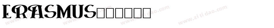 ERASMUS字体转换