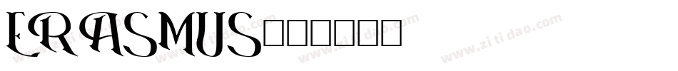 ERASMUS字体转换