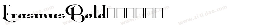 ErasmusBold字体转换