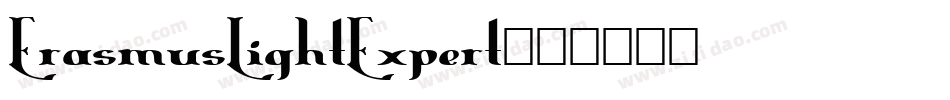 ErasmusLightExpert字体转换