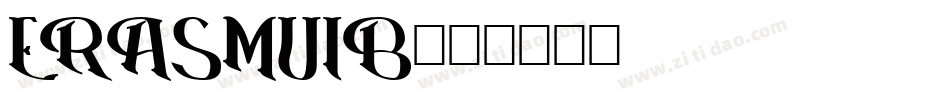 ERASMUIB字体转换