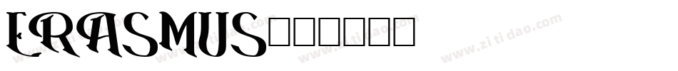 ERASMUS字体转换