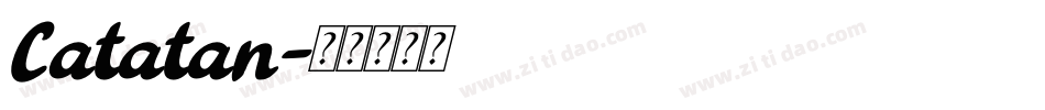 Catatan字体转换