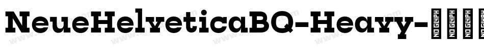 NeueHelveticaBQ-Heavy字体转换