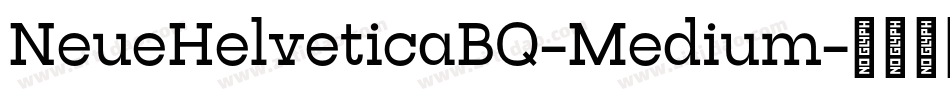 NeueHelveticaBQ-Medium字体转换