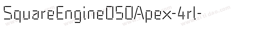 SquareEngine050Apex-4rl字体转换