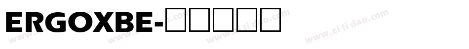 ERGOXBE字体转换