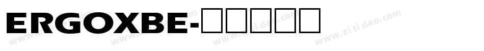 ERGOXBE字体转换