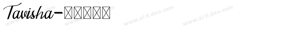 Tavisha字体转换