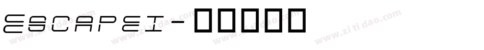 Escapei字体转换