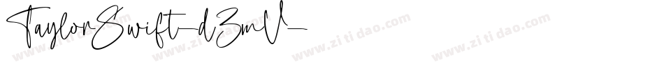 TaylorSwift-d3mV字体转换