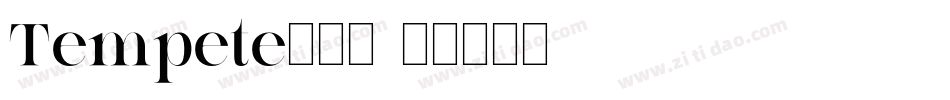 Tempete生成器字体转换