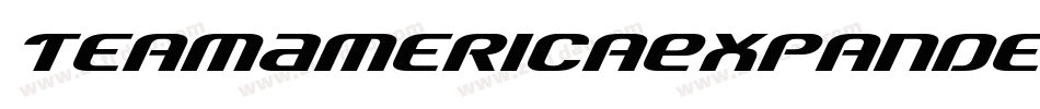 TeamAmericaExpanded-Wxvn字体转换