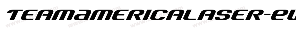 TeamAmericaLaser-EwAW字体转换