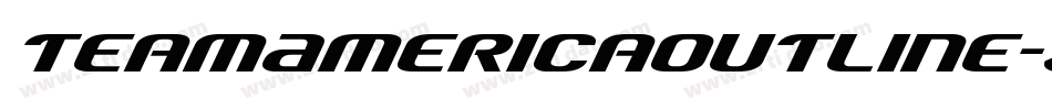 TeamAmericaOutline-ZAm3字体转换