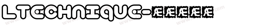 LTechnique字体转换