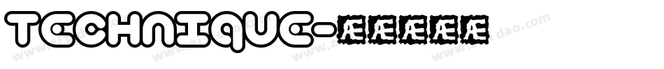 Technique字体转换