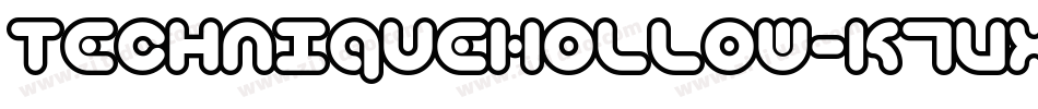 TechniqueHollow-K7VXy字体转换