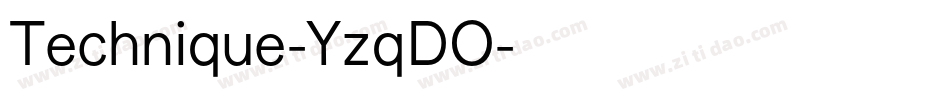 Technique-YzqDO字体转换