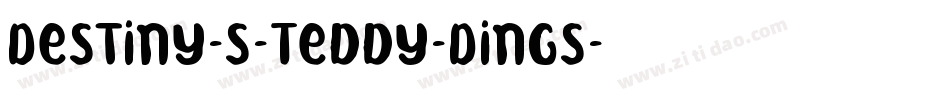 Destiny-s-Teddy-Dings字体转换