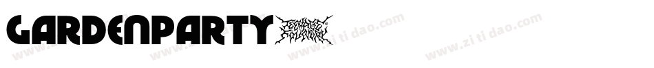 Gardenparty字体转换