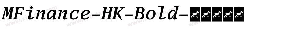 MFinance-HK-Bold字体转换