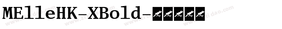 MElleHK-XBold字体转换