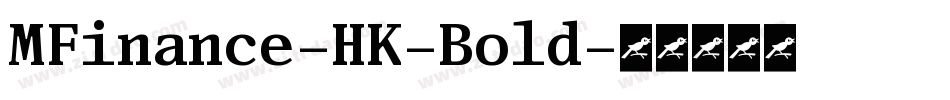 MFinance-HK-Bold字体转换