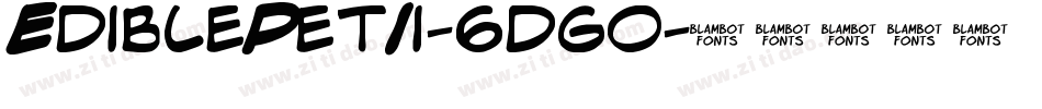 EdiblePetIi-6dgo字体转换