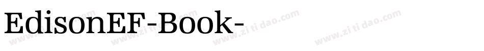 EdisonEF-Book字体转换