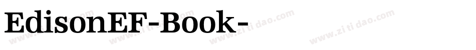 EdisonEF-Book字体转换