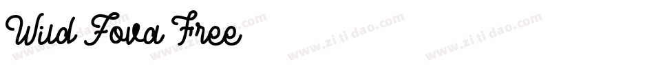 Wild-Zova-Free-2字体转换