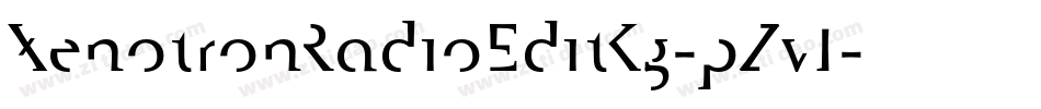 XenotronRadioEditKg-pZv1字体转换