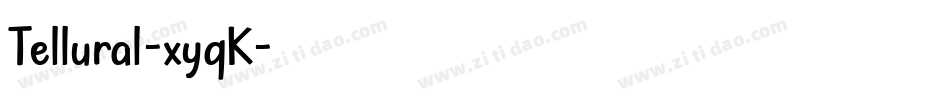 Tellural-xyqK字体转换