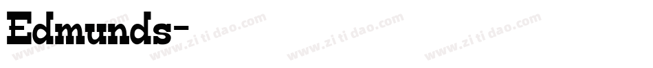 Edmunds字体转换