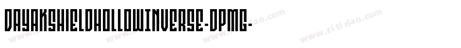 DayakShieldHollowInverse-dPmg字体转换