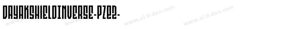 DayakShieldInverse-PzE2字体转换