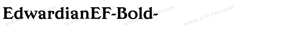 EdwardianEF-Bold字体转换