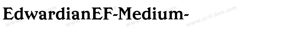 EdwardianEF-Medium字体转换