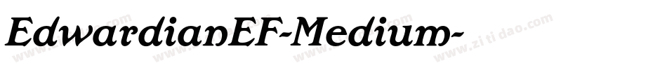 EdwardianEF-Medium字体转换