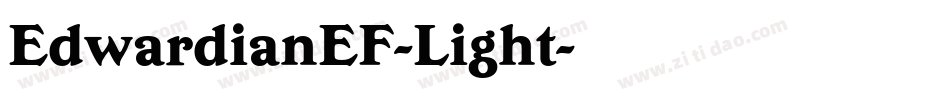 EdwardianEF-Light字体转换